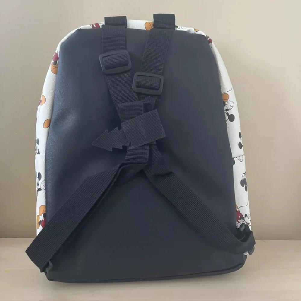 Bioworld Disney MINI Backpack Multi-Color MICKEY MOUSE Print White 11